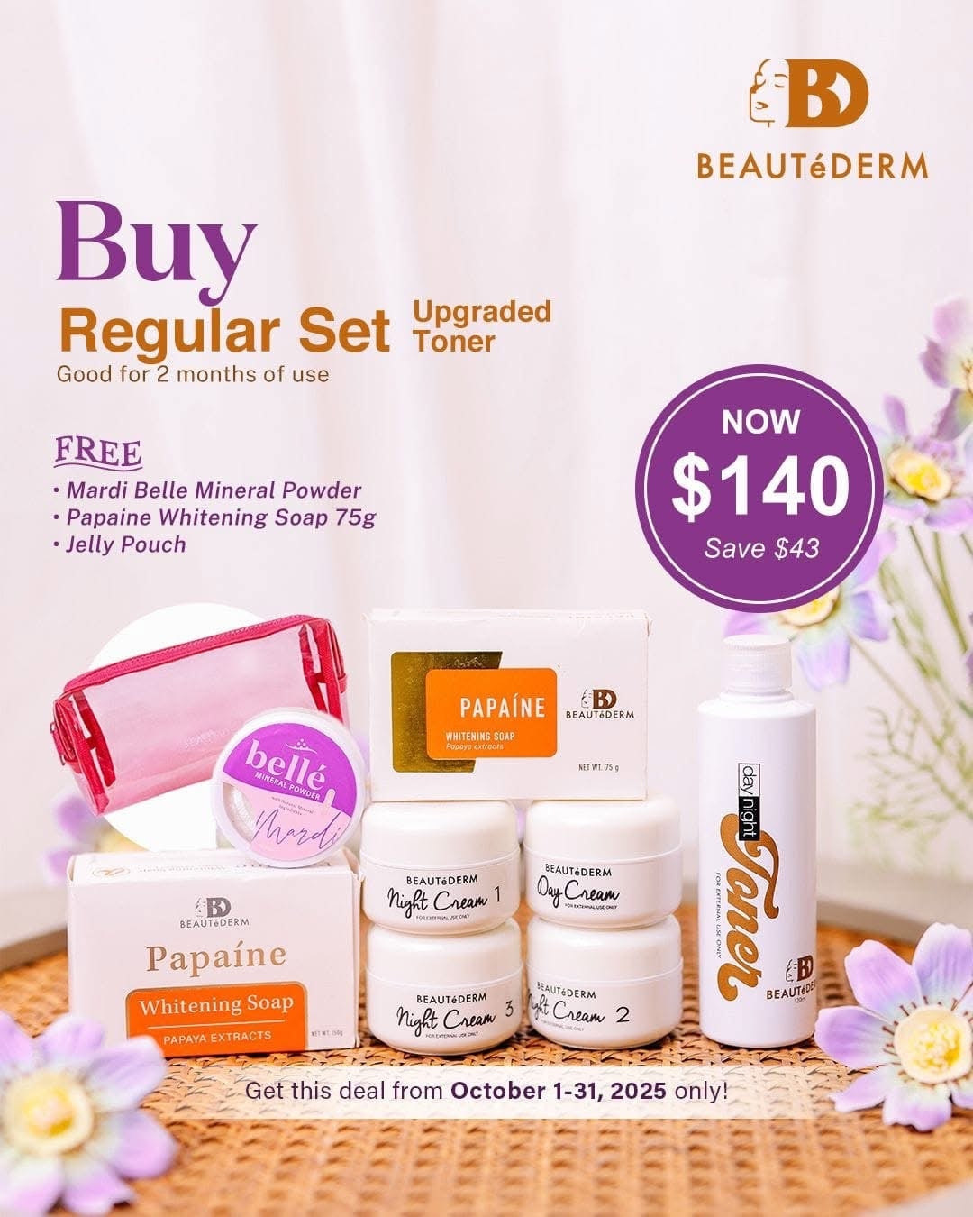 SALE! Beaute Regular Set Upgraded Toner
