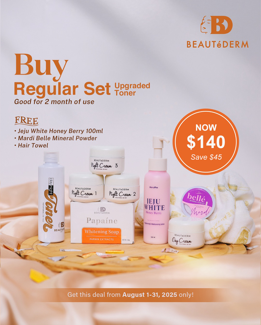 SALE! Beaute Regular Set Upgraded Toner