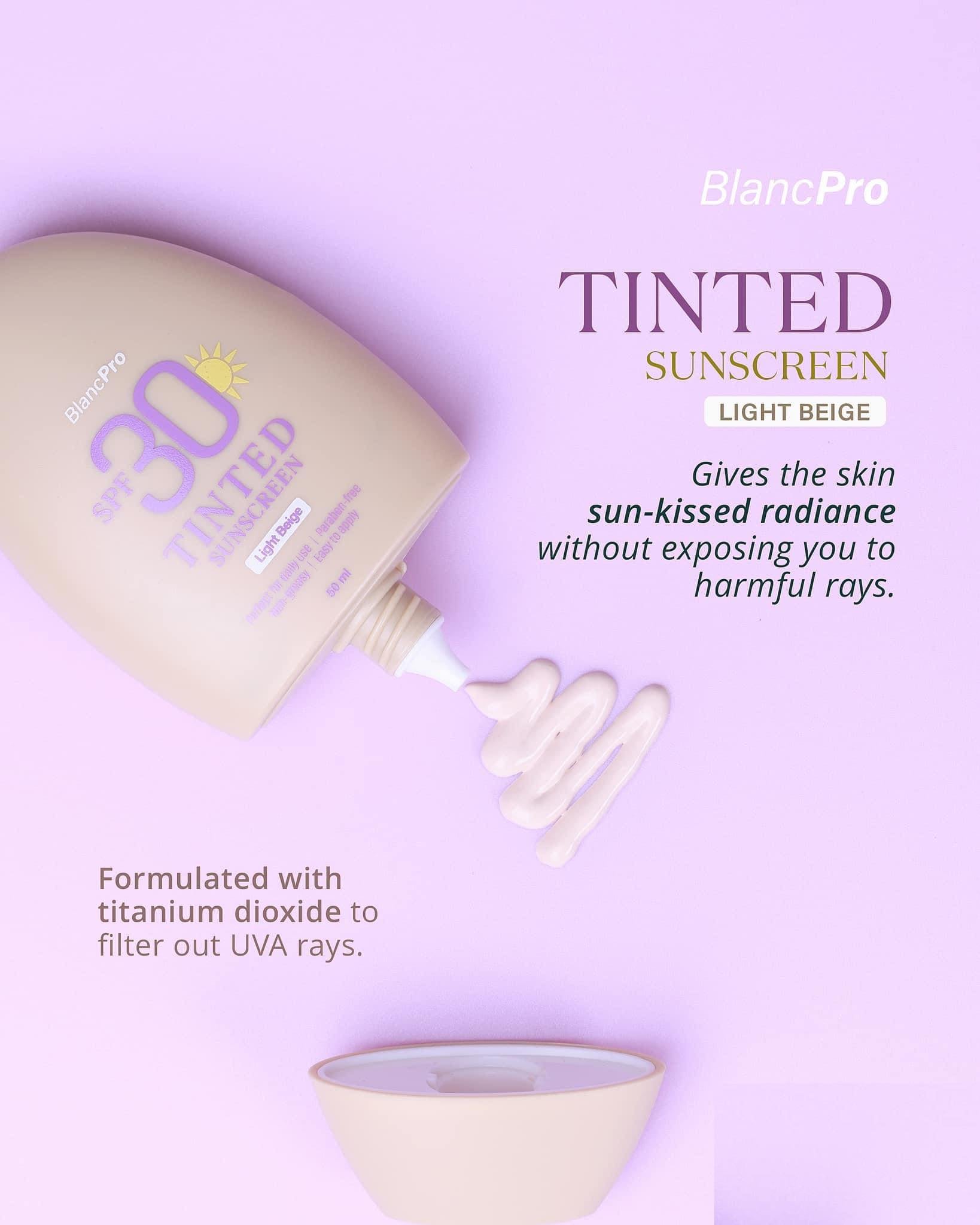 Blanc Pro Tinted Sunscreen SPF 30 - Light Beige