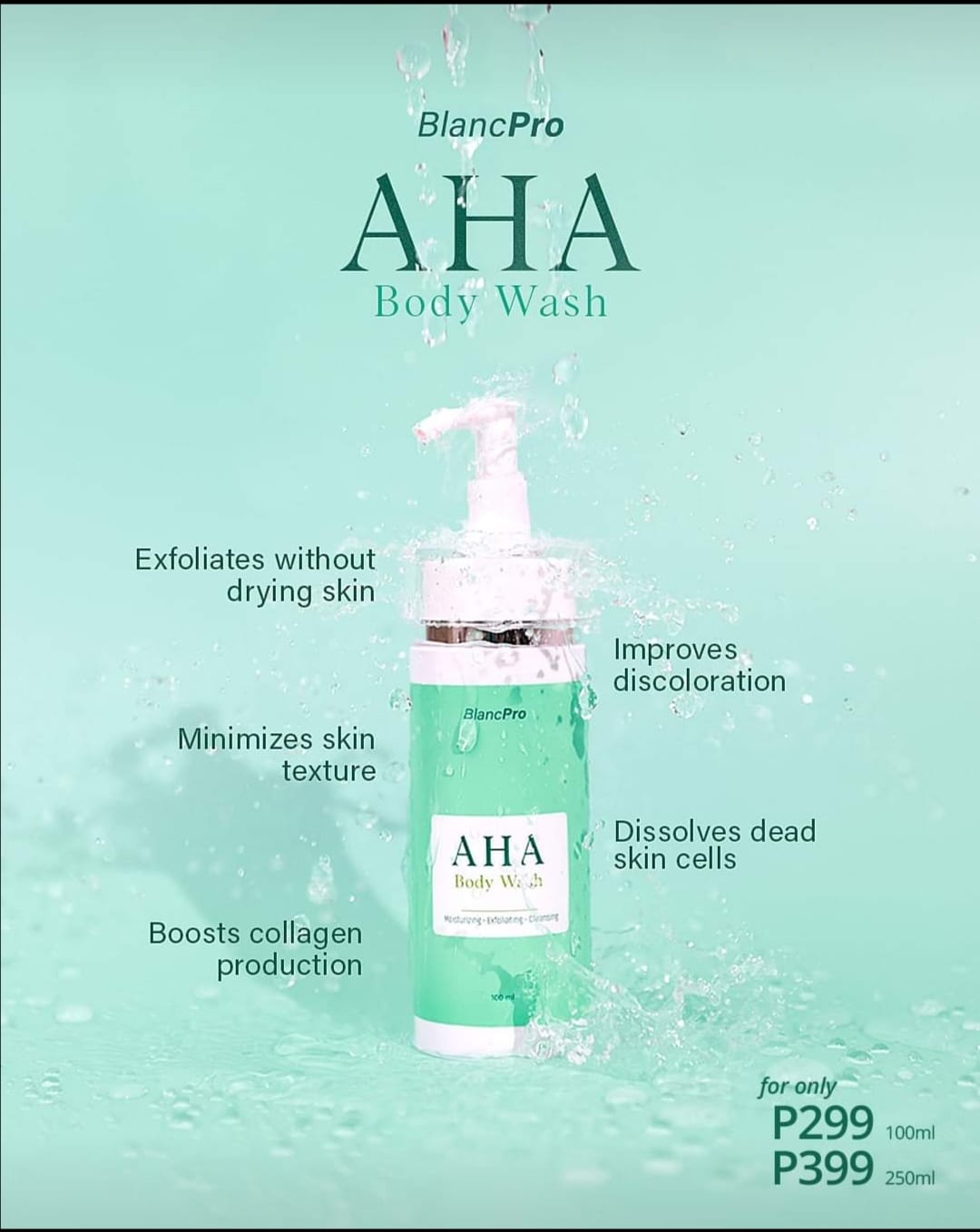 Blanc Pro AHA Body Wash 100ml