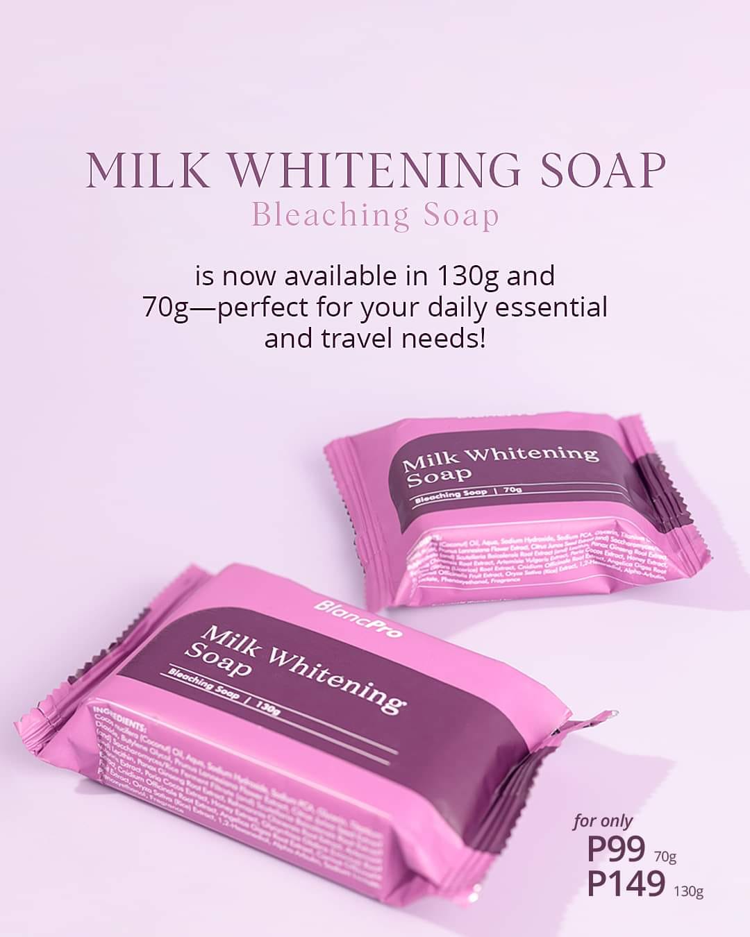 Blanc Pro Milk Whitening Soap 130g