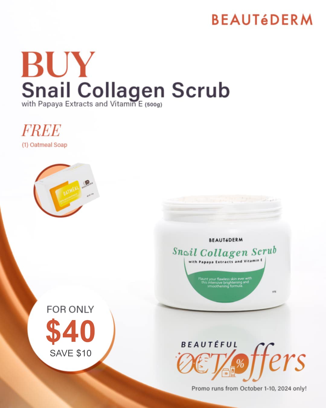 SALE! Snail Collagen Scrub 500g