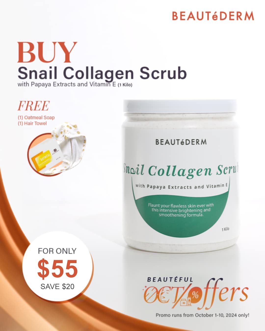 SALE! Snail Collagen Scrub 1KG