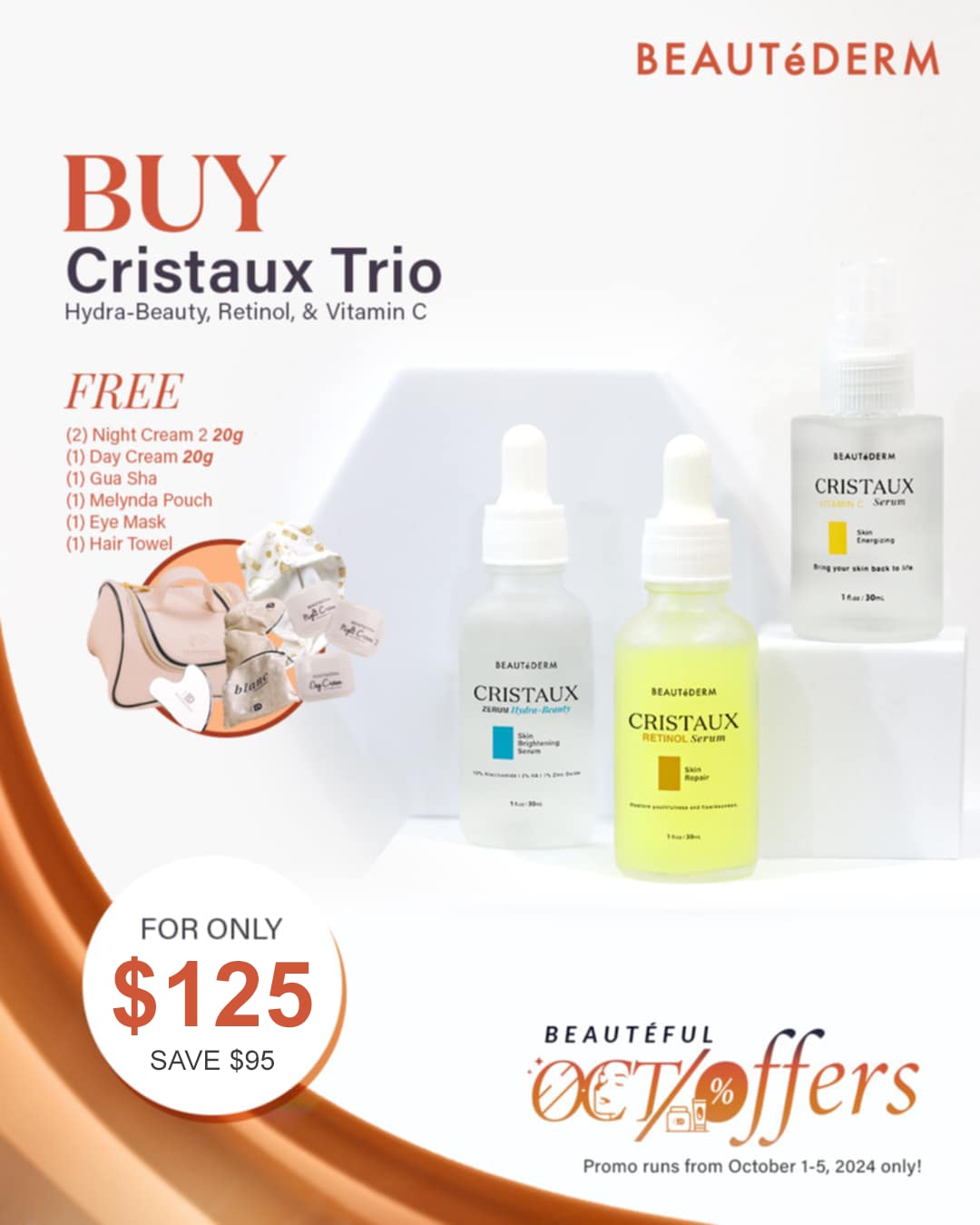 SALE! Cristaux Three-Mendous Trio Serum