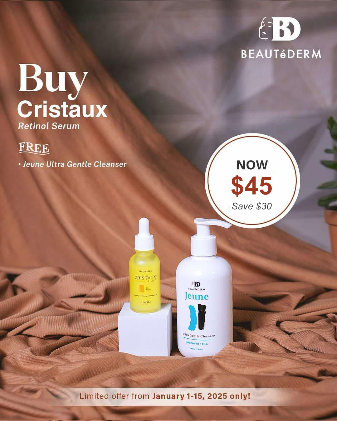 SALE! Cristaux Retinol Serum