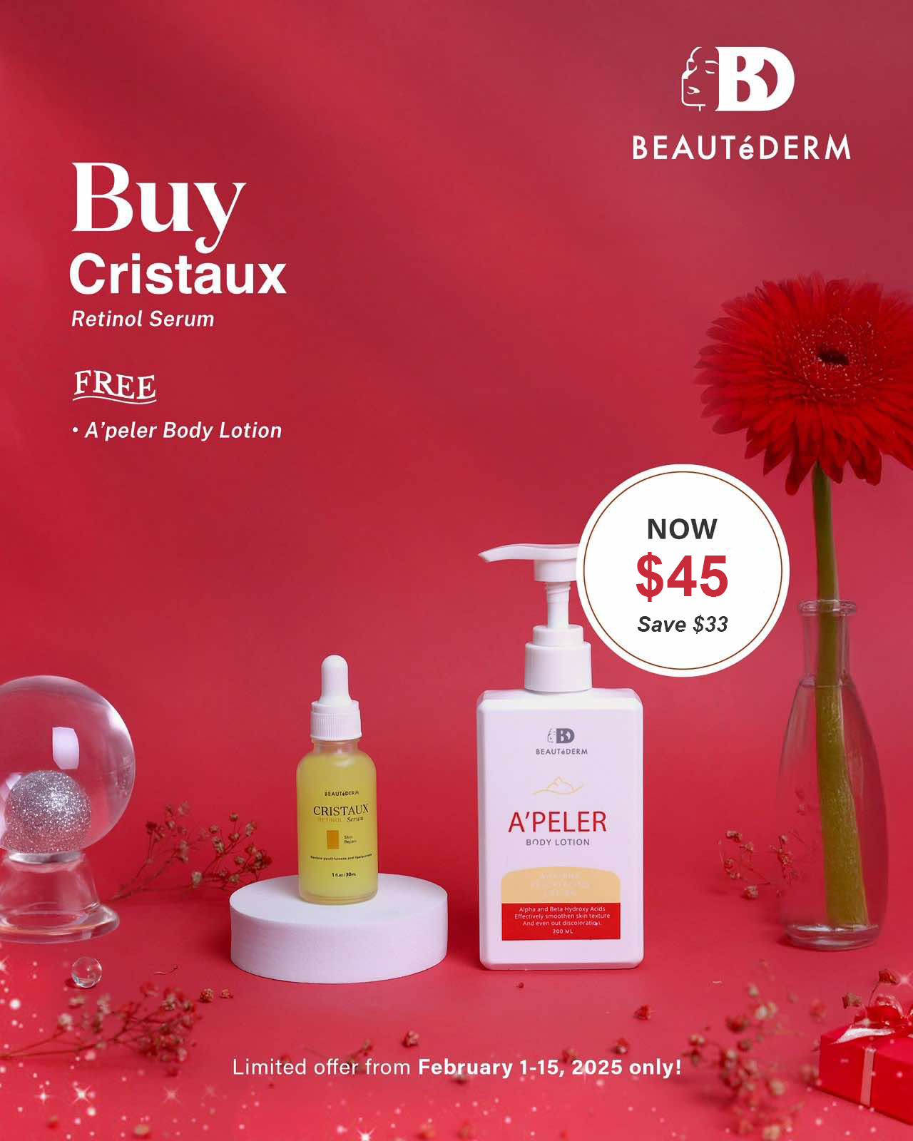 SALE! Cristaux Retinol Serum