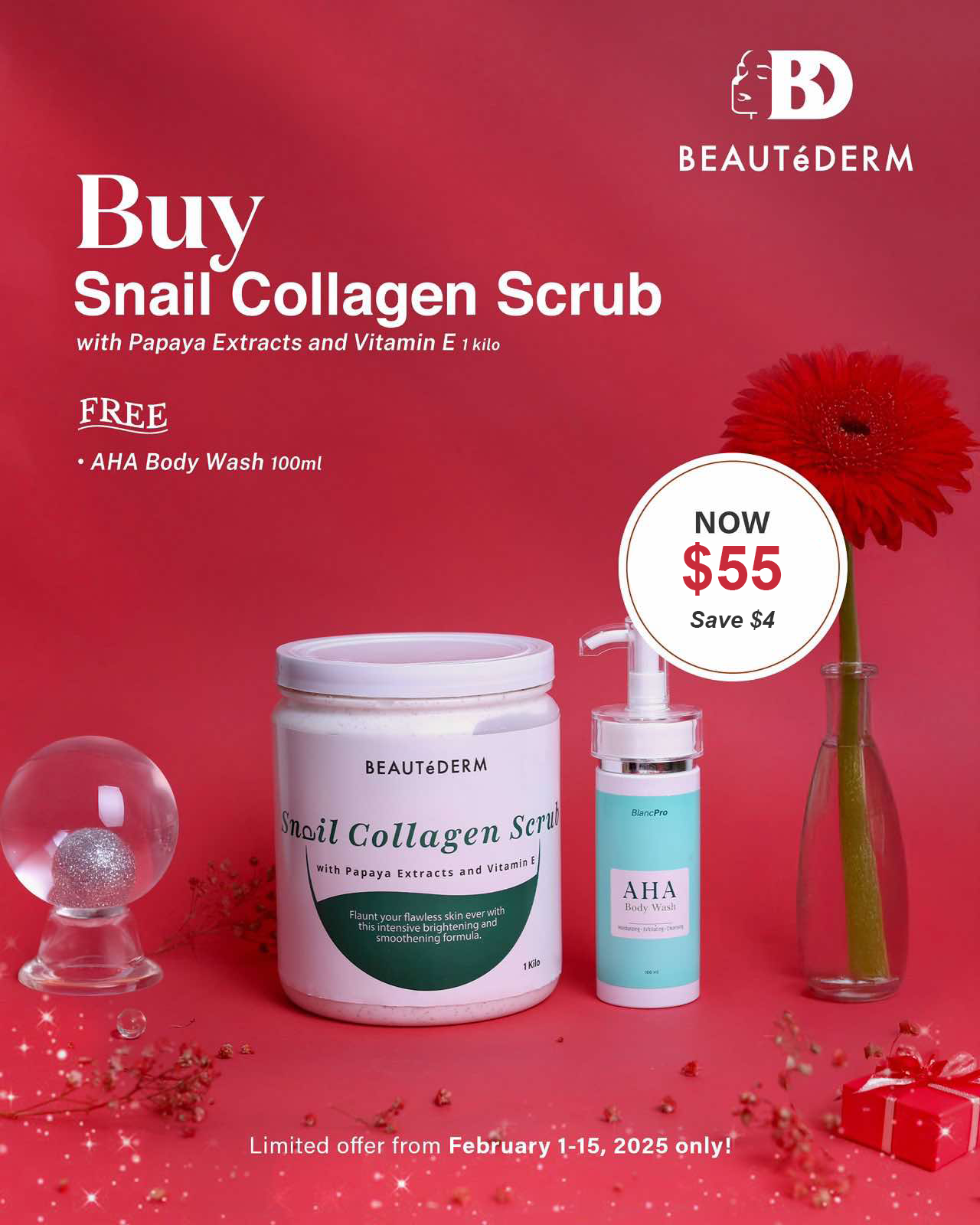 SALE! Snail Collagen Scrub 1kg