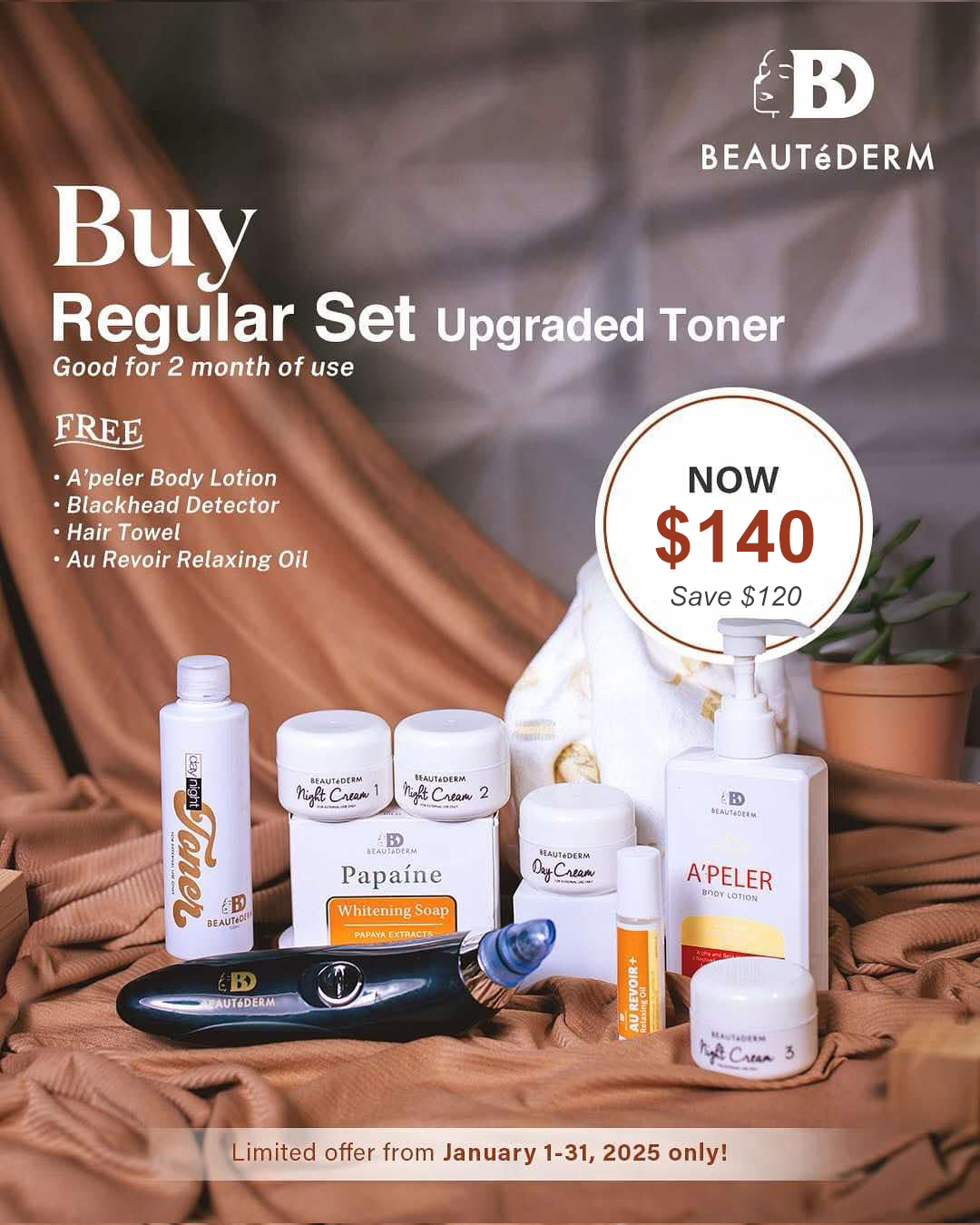 SALE! Beaute Regular Set Upgraded Toner 120ml