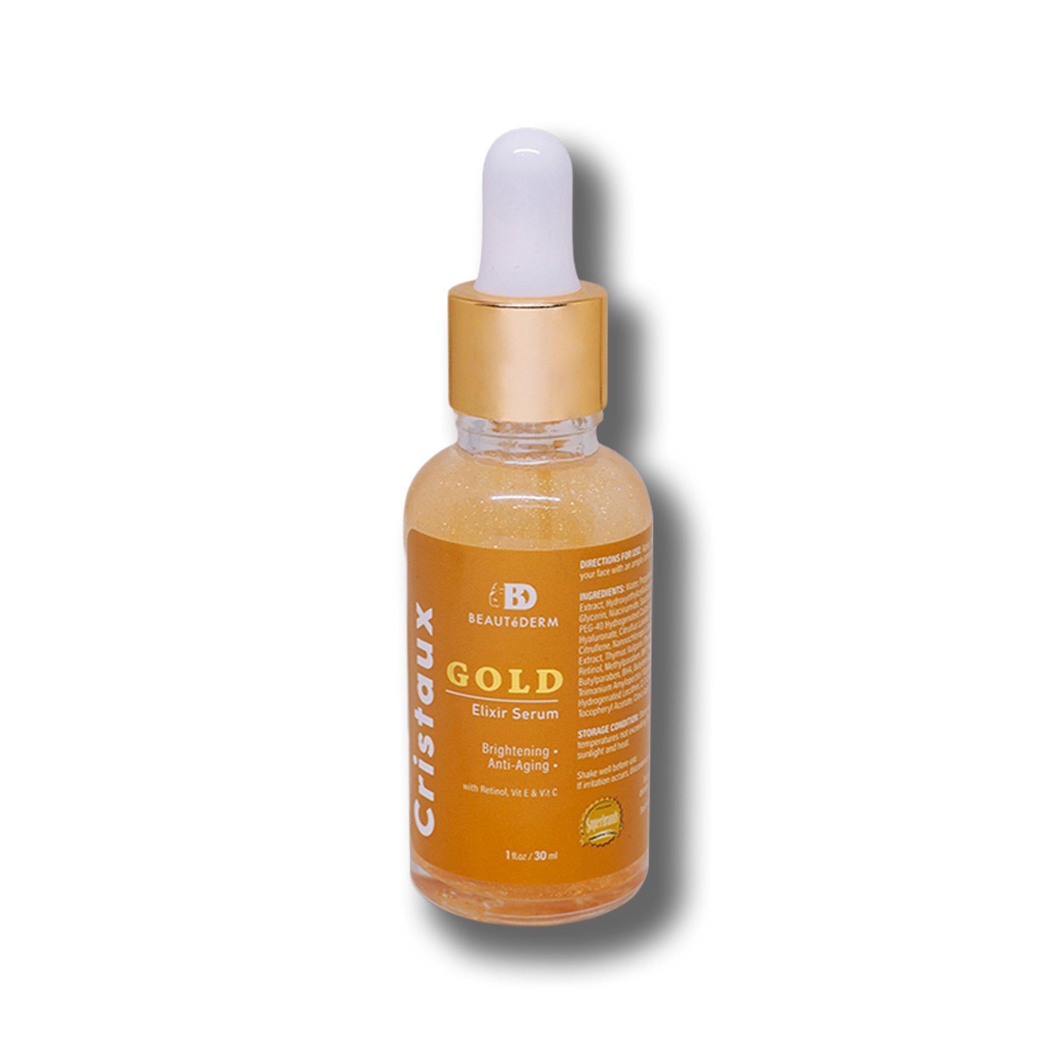 Cristaux Gold Elixir Serum, 30ml, by Beautederm