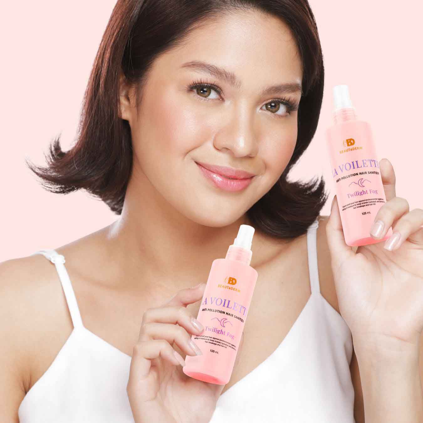 Beautederm La Voilette, Anti-Pollution Hair Sanitizer, Twilight Fog, with Jane Oineza