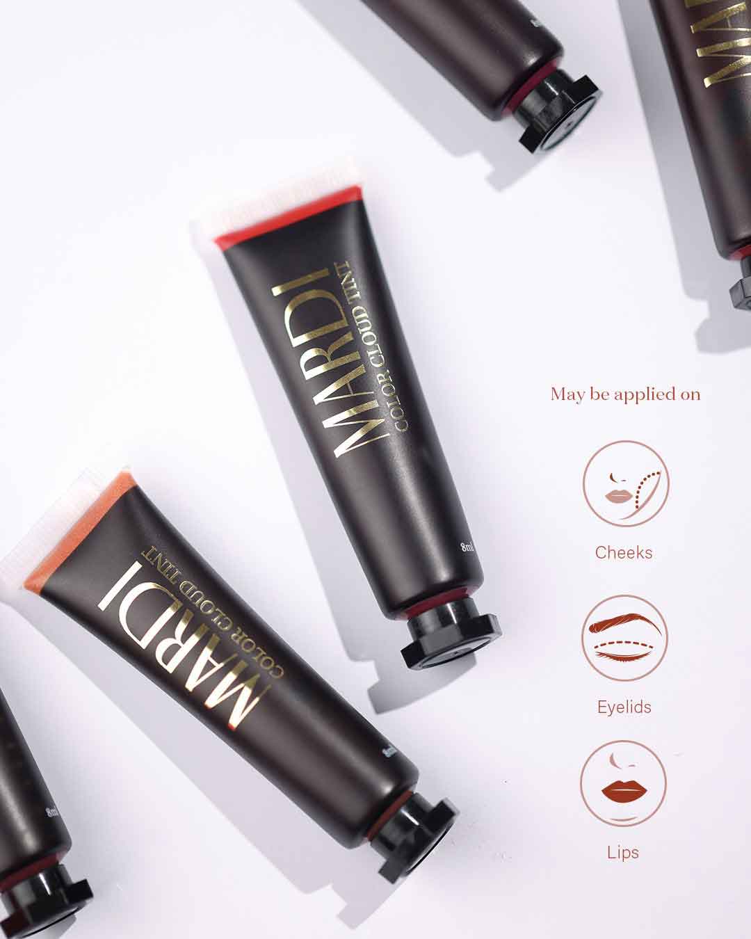 Beautederm Mardi Color Cloud Tint, for Cheeks, Eyelids and Lips