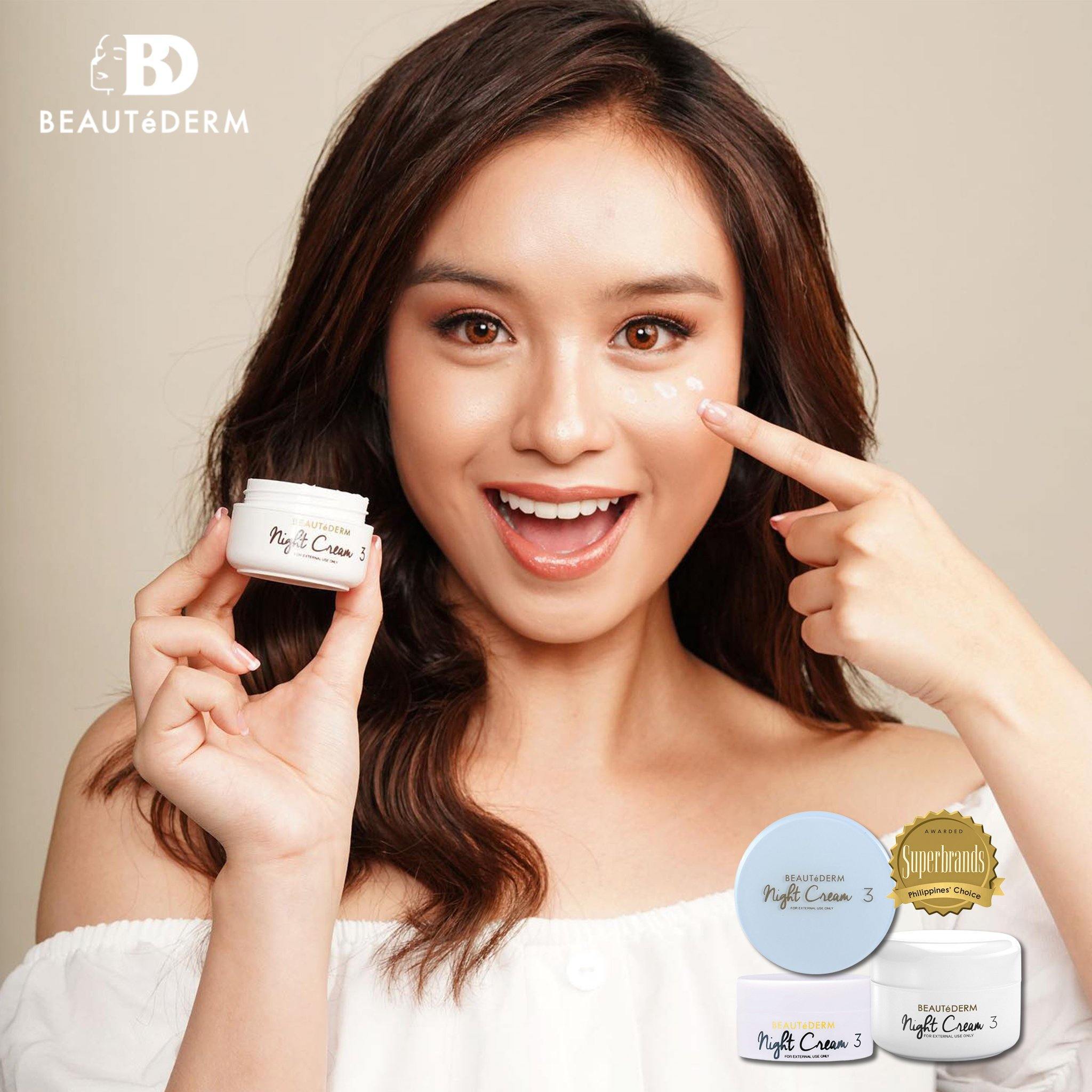 Beautederm Night Cream 3 Anti-aging, with Pauline Mendoza