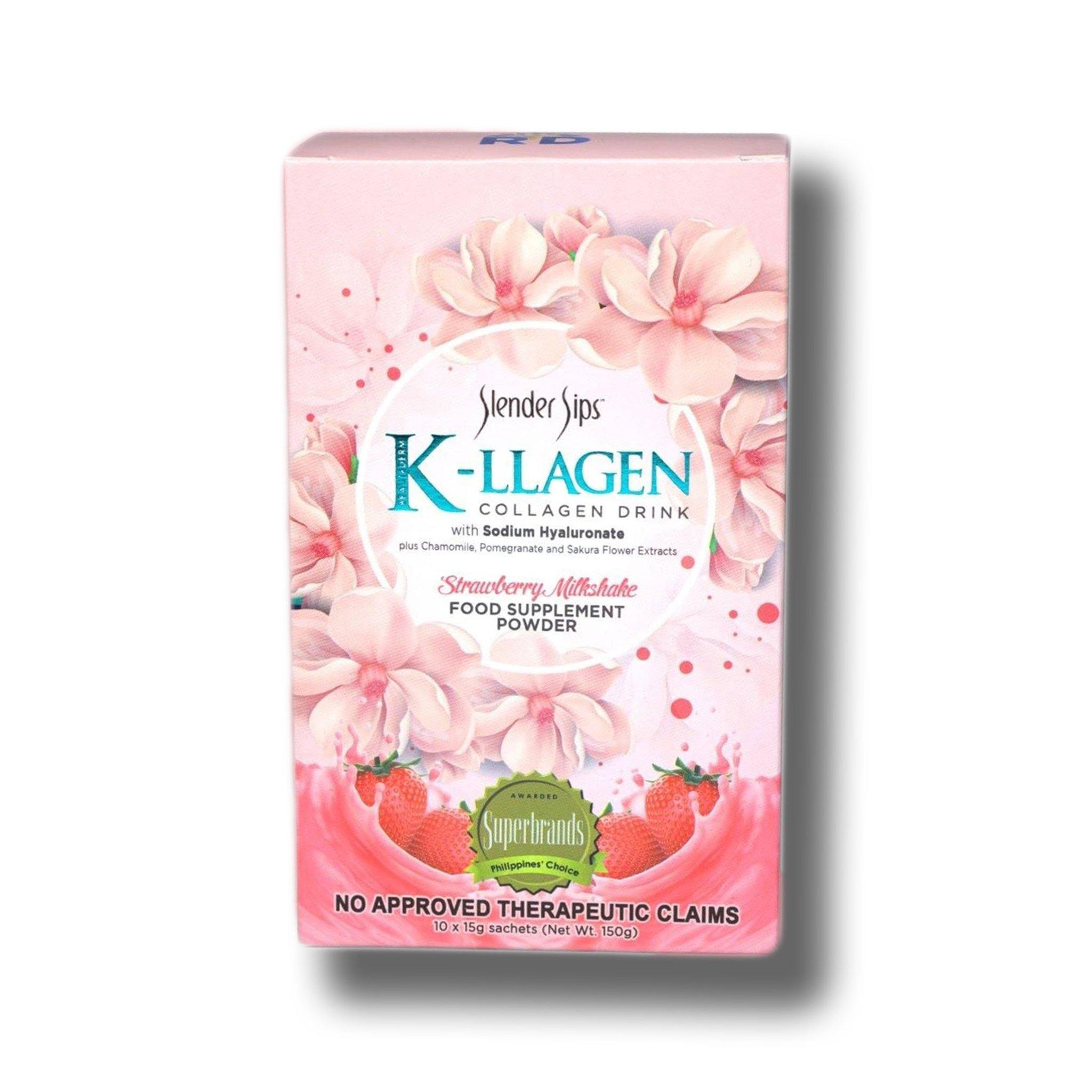 Slender Sips, K-llagen Collagen Drink with Sodium Hyaluronate, 10 sachets, by Beautederm