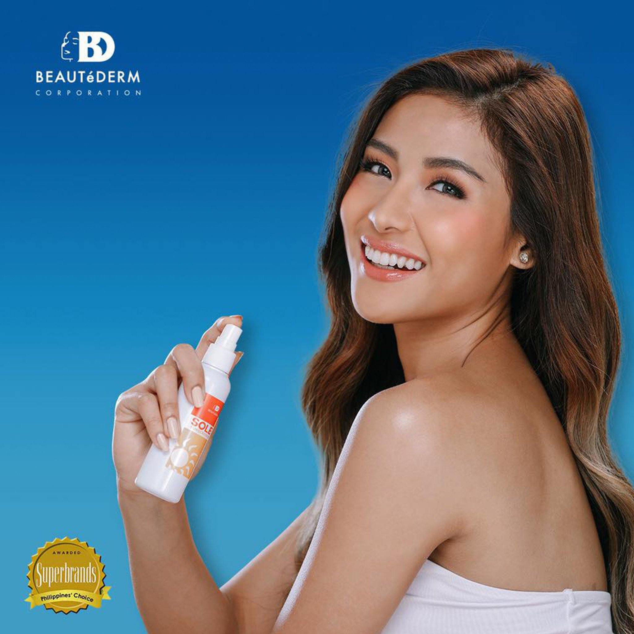 Beautederm Soleil Sunscreen Mist, with SPF70, with Sanya Lopez