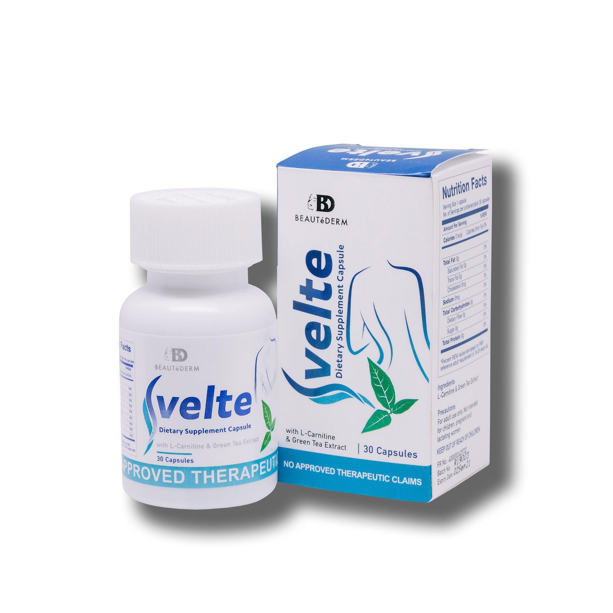 Svelte Dietary Supplement Capsule, 30caps, by Beautederm