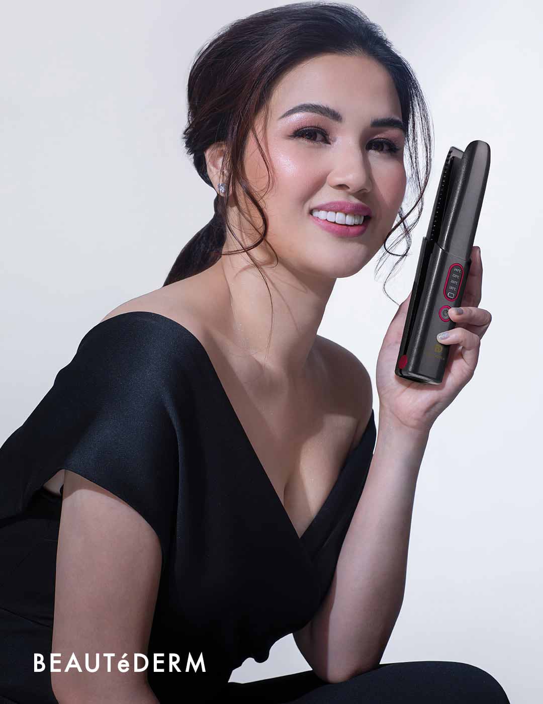 Beautederm Wireless Hair Straightener, Jana Roxas (Beautederm Ambassador)