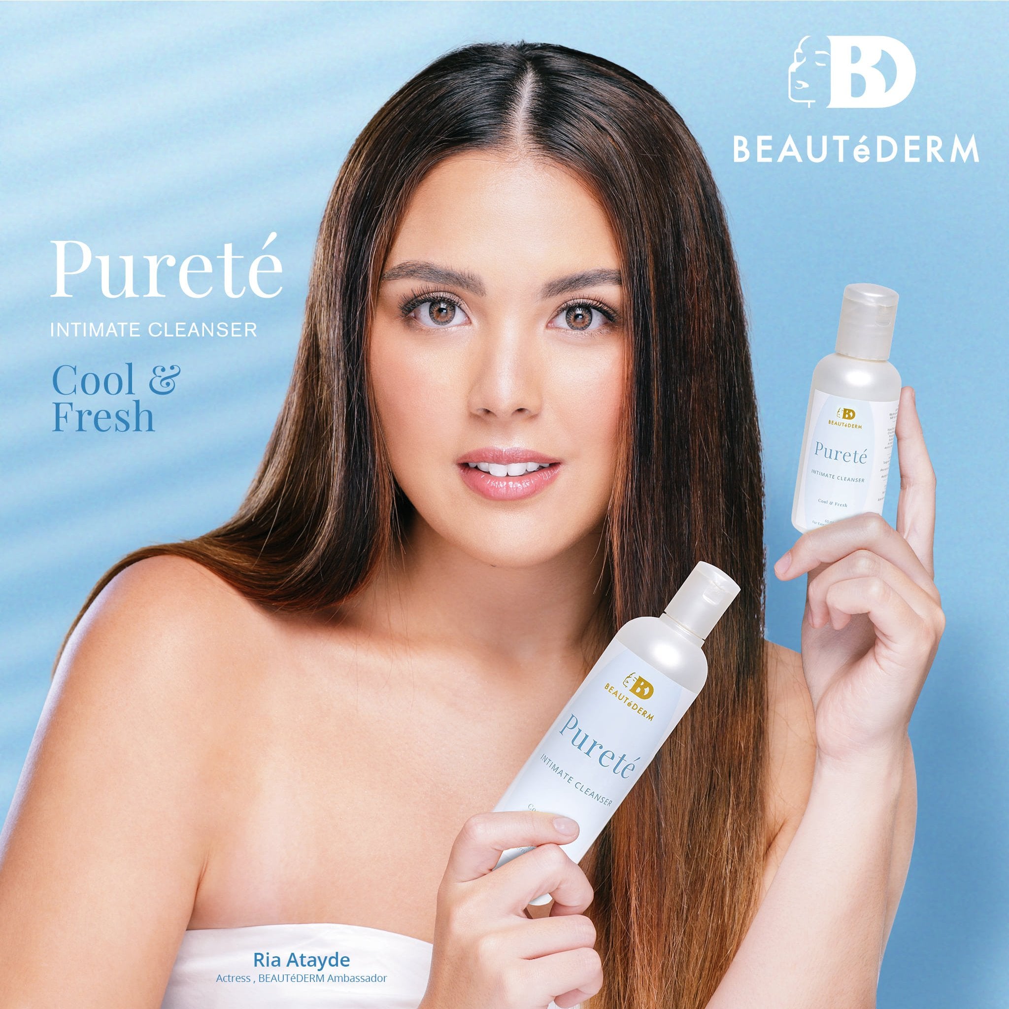 Beautederm Purete Intimate Cleanser, Cool & Fresh, with Ria Atayde